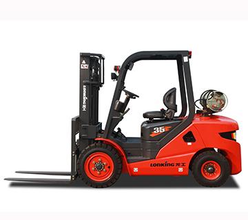 China LG35GLT 3.5 Ton Capacity LPG Forklift Dual Fuel Gas Forklift With 6m Lift Height 3500kg for sale