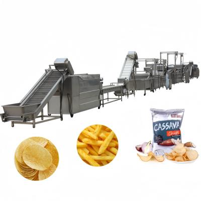 China Thermal Processing French Fries and Potato Chips Production Line Processing Machinery for sale