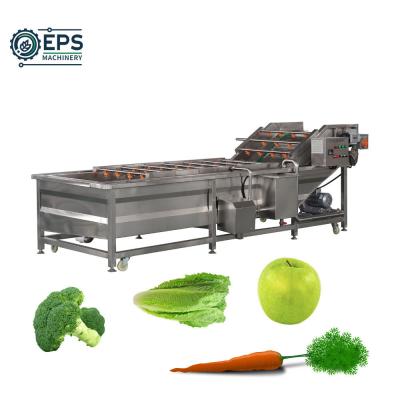 China Industrial Stainless Steel Vegetable Washing Line with Customized Voltage and Size for sale