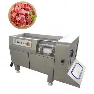 China 500kg Beef Cube Cutting Machine / Easy Frozen Pork Meat Dicer / Frozen Cheese Dicer for sale