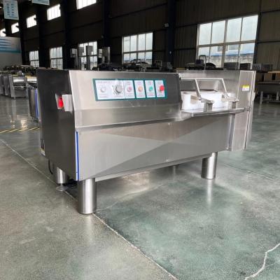 China Automatische Edelstahl gefrorene Fleischwürfel Schneider Fleischprodukte Dicer Maschine zu verkaufen