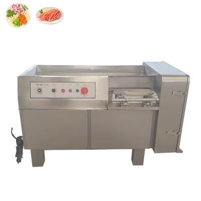 China 500kg Electric 304 Stainless Steel Frozen Meat Dicing Dicer Machine Dice Size 21 for sale