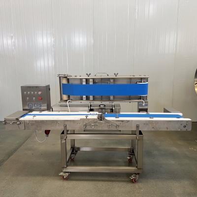 China Stainless Steel Meat Slicer Slicing Equipment for Automatic Frozen Bacon Ham Cutting for sale