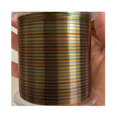 China Outstanding strong and durable nylon mono multicolor fishing line in nylon spool for sale