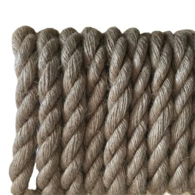 China 3strands fishing field twist jute sisal packing buliding rope in high quality packing rope for sale