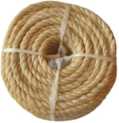 China Fishing field jute sisal rope twist packing buliding rope in 3strands for sale