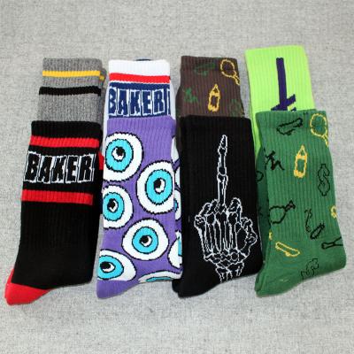 China Hot Wholesale QUICK DRY Quick Delivery Custom Design Socks Skateboard Towel Sweat Absorption Mens Crew Socks for sale