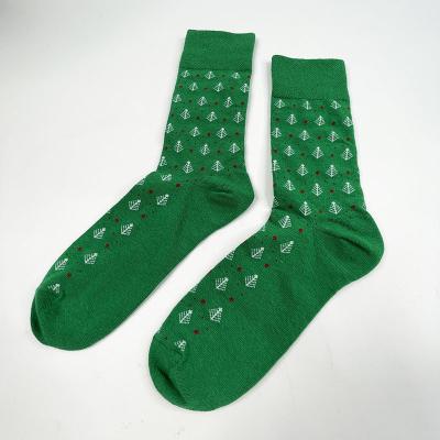 China 2022 New Design Antibacterial Wholesale Happy Women And Men Christmas Present Gift Christmas Socks for sale