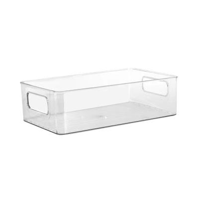 China Modern simplicity Clear Desktop Storage Box - Plastic Acrylic Organizer for Makeup, Jewelry, Cute Student Desk Box, Wholesale Available for sale