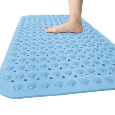 China Sustainable Solid Color Thin Family Floor Mats Floor Mat Home Bathroom Non-slip Anti-slip Silicone Lick Mat for sale