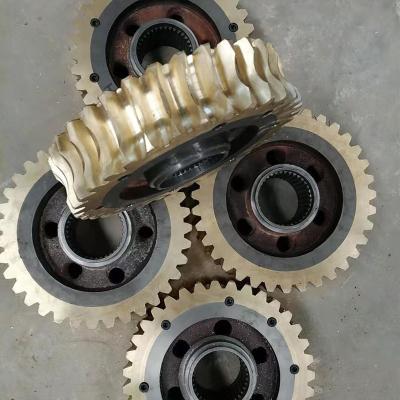 China Material of Construction Shop Mechanical Bimetal Transmission Worm Gear Gear Custom Processing for sale