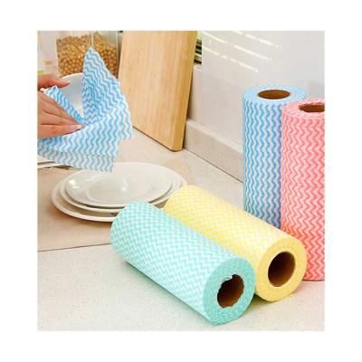 China Eco-friendly Oil Free Kitchen Cloths Dishwashing Absorbent Cleaning Utensils Thickened Wiping Tables Dishes And Lint Free Cleaning Cloths for sale