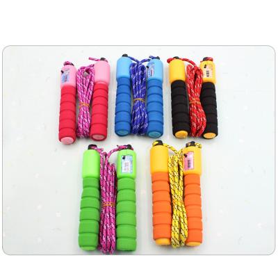 China High Quality Count Jump Rope Price Sponge Handle 2.5M Correct Count Jump Rope Good For Kids Students for sale