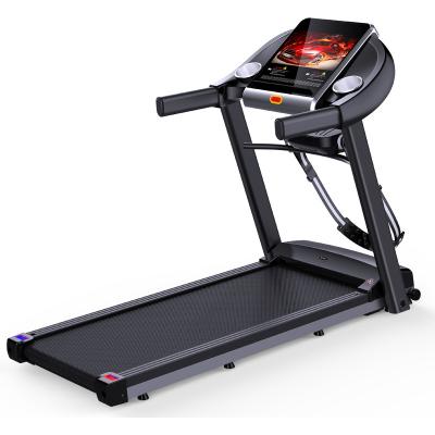 China Best Home Use Home Fitness Products Mute Large 10.1 Inch Color Screen Quiet Damping Fitness Treadmill for sale