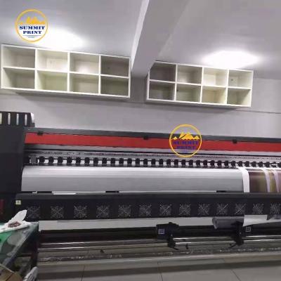 China Printing Stores 3.2m Inkjet Printer Digital Printer CMYK Eco Solvent Printer For Flex Banner Outdoor Advertisement for sale