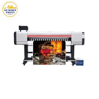 China Printing Shops 1.8m Top White Color UV Roll To Roll Printer With 3200 Head*8pcs For Canvas Printing for sale