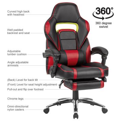 China Executive Chair Lift Chair (Height) Adjustable Height Slipcovered Swivel Chair with Footrest and Headrest for sale