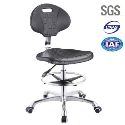 China SGS adjustable lab chair, lab equipment, steel lab stool with footrest R72-02B for sale