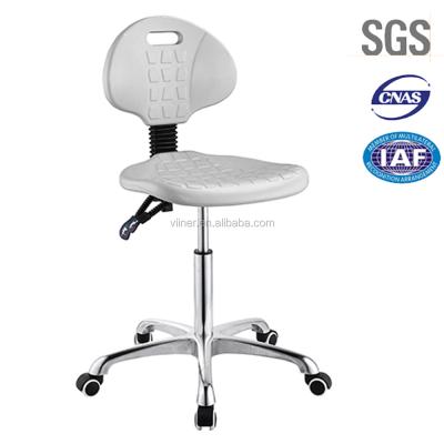 China SGS High Quality PU Seat Height Adjustable Lab Stool Chair R72-02BS for sale