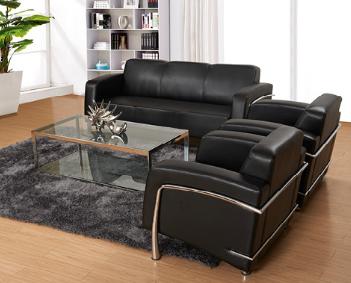 China Sofa Modern European Style Office Sectional Sofa Cheap Leather Sofa Set WN156 for sale