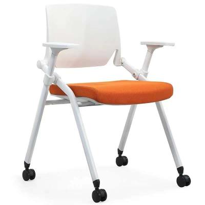 China (Height) Available Porcelain Color Adjustable Office Training Chair With Mesh Cover For Office Used for sale