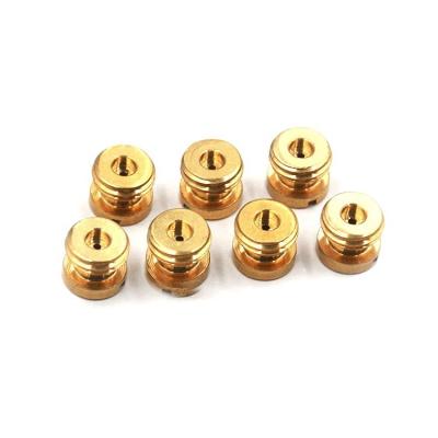 China High Performance 10pcs Copper Pilot Metal Main Jet Motorcycle Carburetor Injector Nozzle For Suzuki Dirt Pit Bike for sale