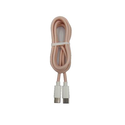 China High Quality Mobile Phone Palladium Glossy Plastic Genuine Braided Cable Charging Power Charger Cable for sale