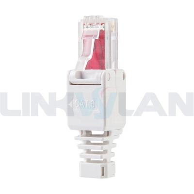 China For Plastic Type Cat.6 23/24AWG Cable Linkwylan RJ45 Cat6 UTP Field Plug Quick Termination Field Connector Toolless Quick Assembly for sale