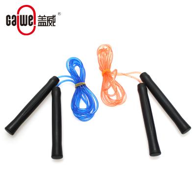 China PP+PVC Customized Multi Color PVC Fitness Jump Ropes Adjustable For Kids And Adults for sale