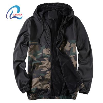 China New Arrival Breathable Camouflage Print Mesh Lining Mens Anorak Jackets QUICK DRY for sale