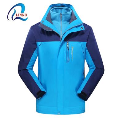 China Women's Windproof Viable Winter Hooded Outdoor Waterproof Biker Jacket 3-in-1 Unisex Jacket for sale