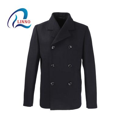 China Viable Chinese OEM Supplier Plain Dyed Mens Wool Knit Striped Jackets And Coats for sale