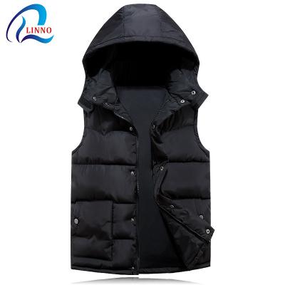 China Newcomer Sustainable Fashion With Hooded Blank Custom Stripper Mens Sleeveless Jacket for sale