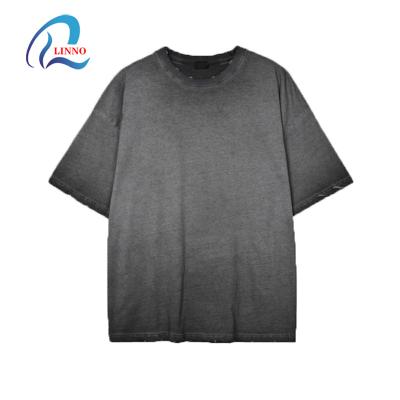 China anti-wrinkle new arrival oem men casual high quality summer oversized vintage washed retro t shirts for sale