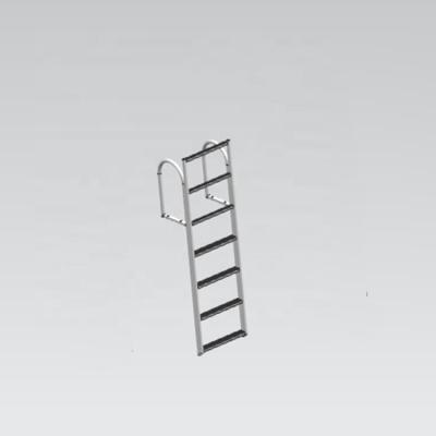 China Custom Marine Boat Handrail Telescopic Ladders 3/4/5/6/7/8 Step Aluminum Dock Ladder for sale