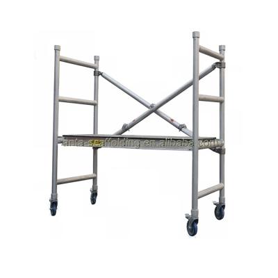 China Modern Portable Mobile Bearing Mini Aluminum Folding Scaffold Australian/European Standards for sale