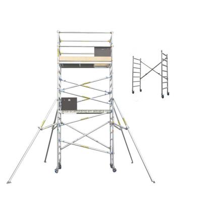 China Modern Australian Standards Rolling Aluminum Foldable Mobile Scaffolding Tower for sale