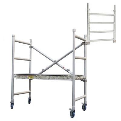 China Modern Australian/European Standards China Aluminum Mobile Portable Mini Folding Small Scaffolding For Sale for sale