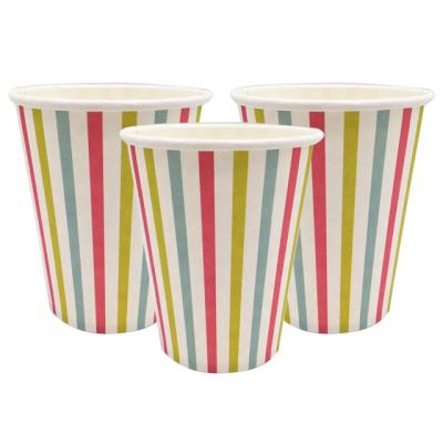 China Beautiful Design Recyclable Paper Cup Printing Multi-Colors for sale