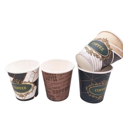 China 3oz Coffee Raw Material Disposable Hot Paper Cup To Saudi Arabia for sale