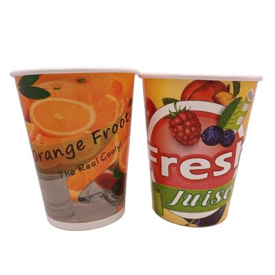 China Eco Friendly Disposable Cold Tub Drink Double Pe Coated Paper Cup for sale