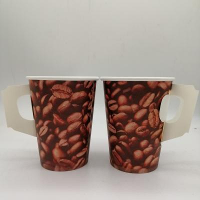 China Recyclable Bought Cheap Price 9oz Coffee Paper Cup With Handle for sale