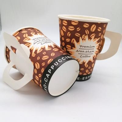 China Good Price Recyclable Paper Cup With Handle Coffee Paper Cup for sale