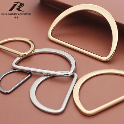 China High Quality Handbag Metal Rings D-Ring Buckles for Belts and Bags for sale