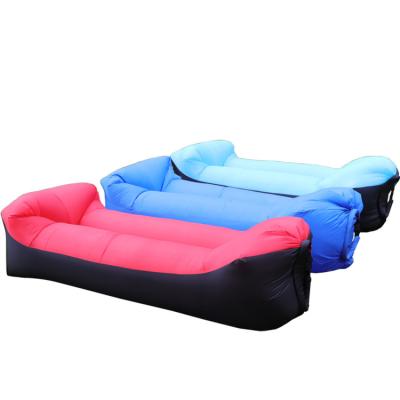 China Best Outdoor Camping Lazy Rise Traveling Air Sofa With Backrest Best Outdoor Camping Inflatable Chair for sale