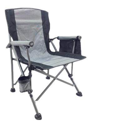 China Modern Good Quality Folding Outdoor Furniture Chair With Bottle Holder for sale