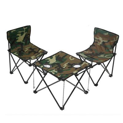 China China Supplier Wholesale Modern Camouflage Color Camping Furniture Outdoor Folding Folding Chair And Table for sale