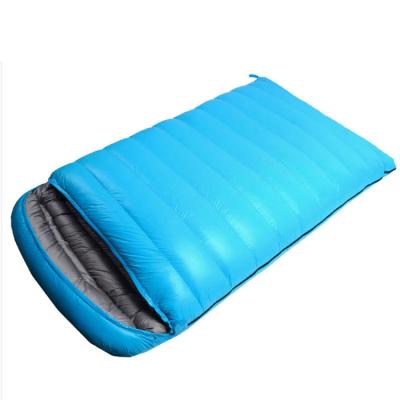 China Modern Outdoor Down Double Outdoor Adult Camping Lunch Envelope Camping Sleeping Bag for sale