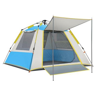 China Automatic Gear Open Double Diagonal Bracing Type - Freestanding Outdoor Deck Camping Hiking Tent for sale