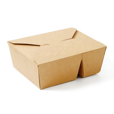 China Recyclable Disposable Food Outside Biodegradable Chinese Food Bread Packaging Box for sale